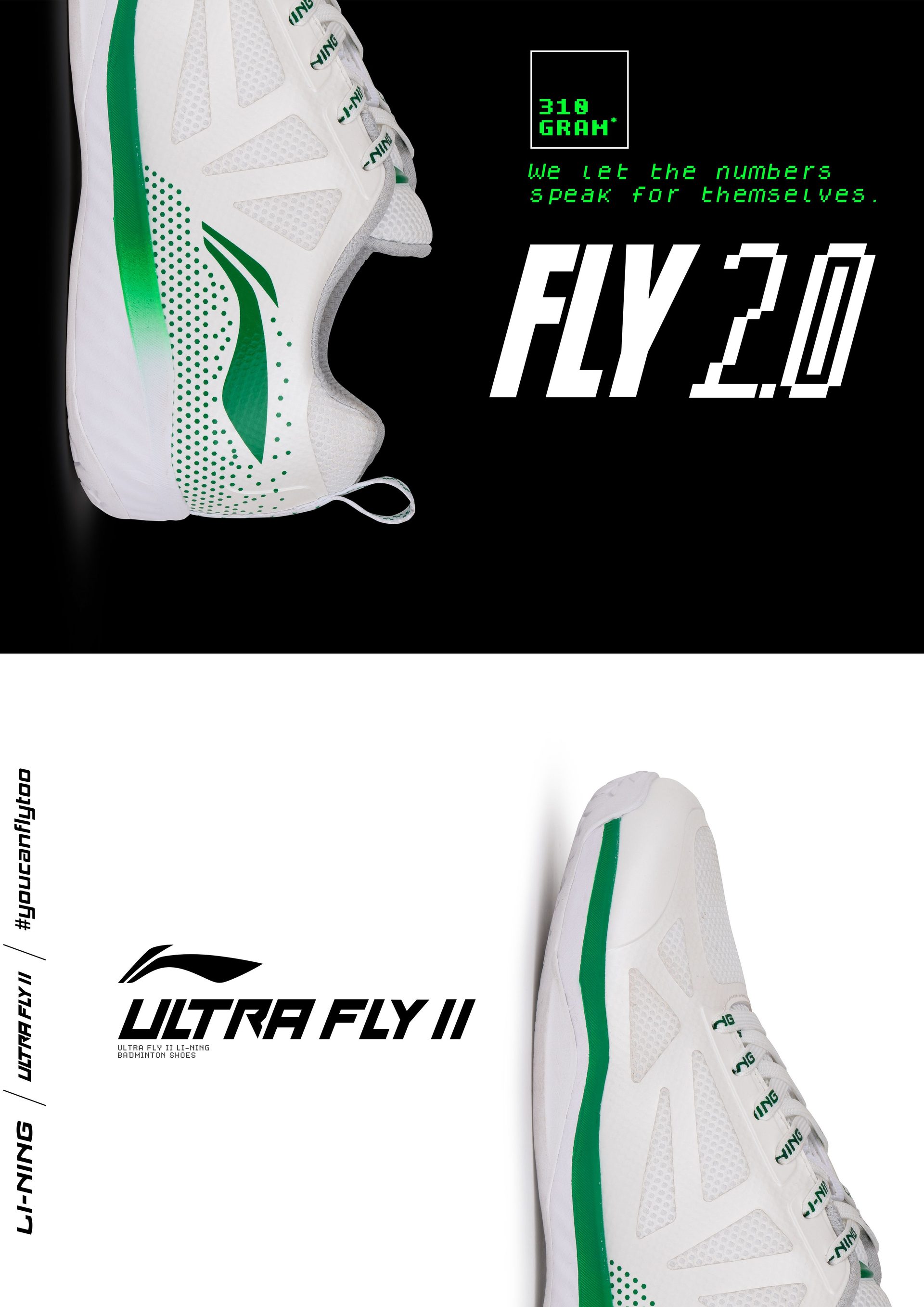Ultra Fly II - Badminton Shoe Category Banner