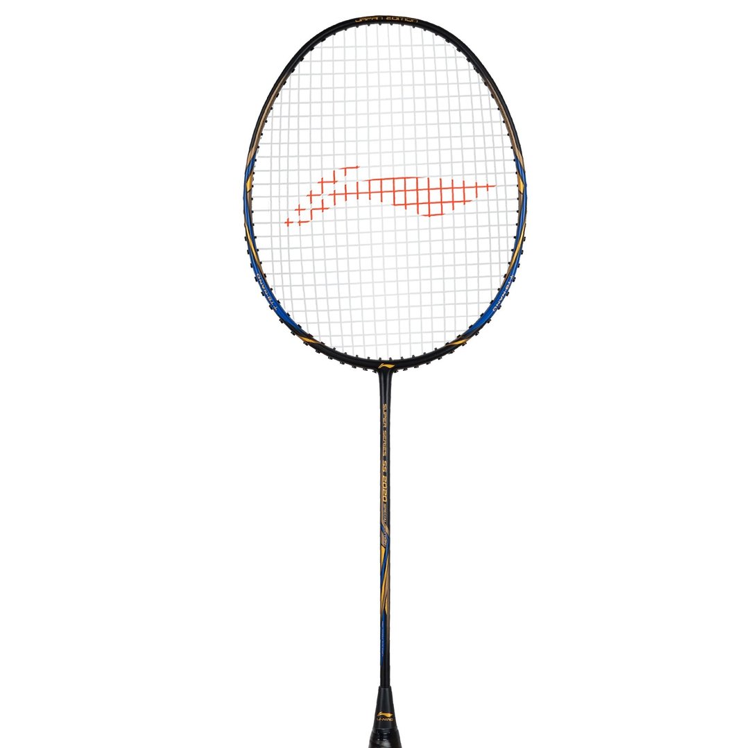 Close up of Super series 2020 Badminton racket by Li-ning studio