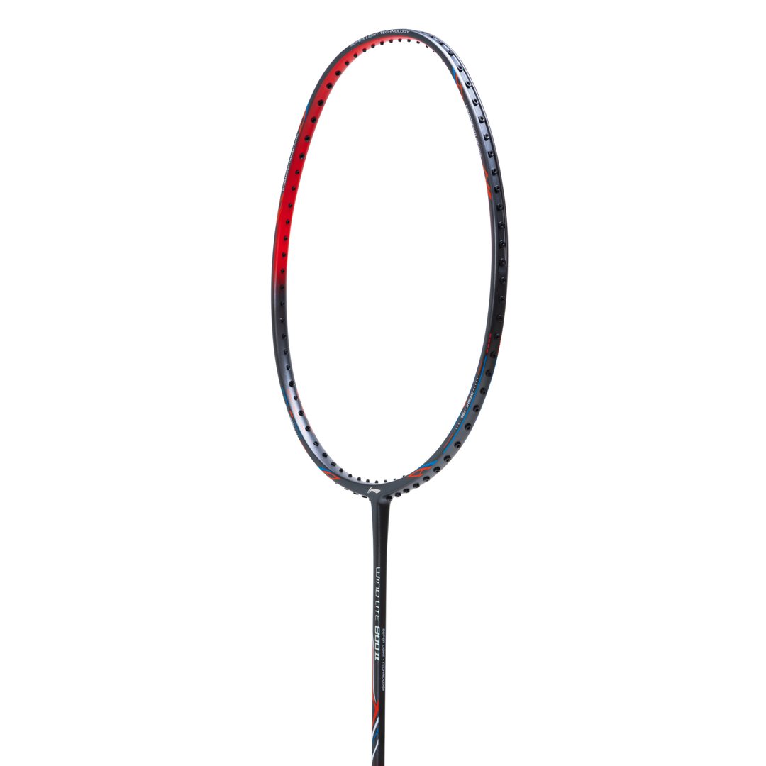 Wind Lite II 800 (Dark Grey/Red) - Badminton Racket - Side View