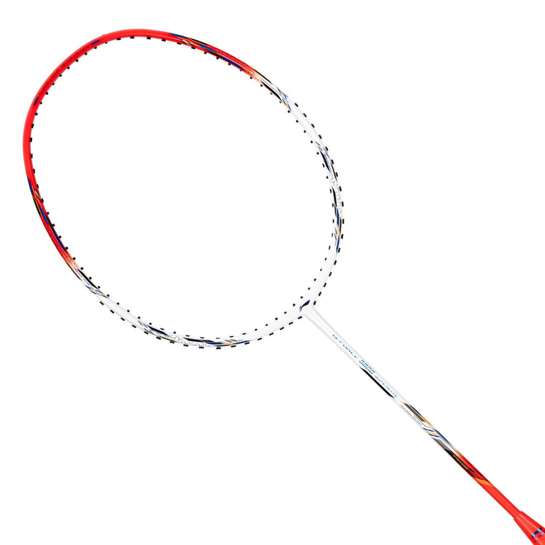 G-Force 5800 Superlite (White/Orange Red/Blue) - Badminton Racket