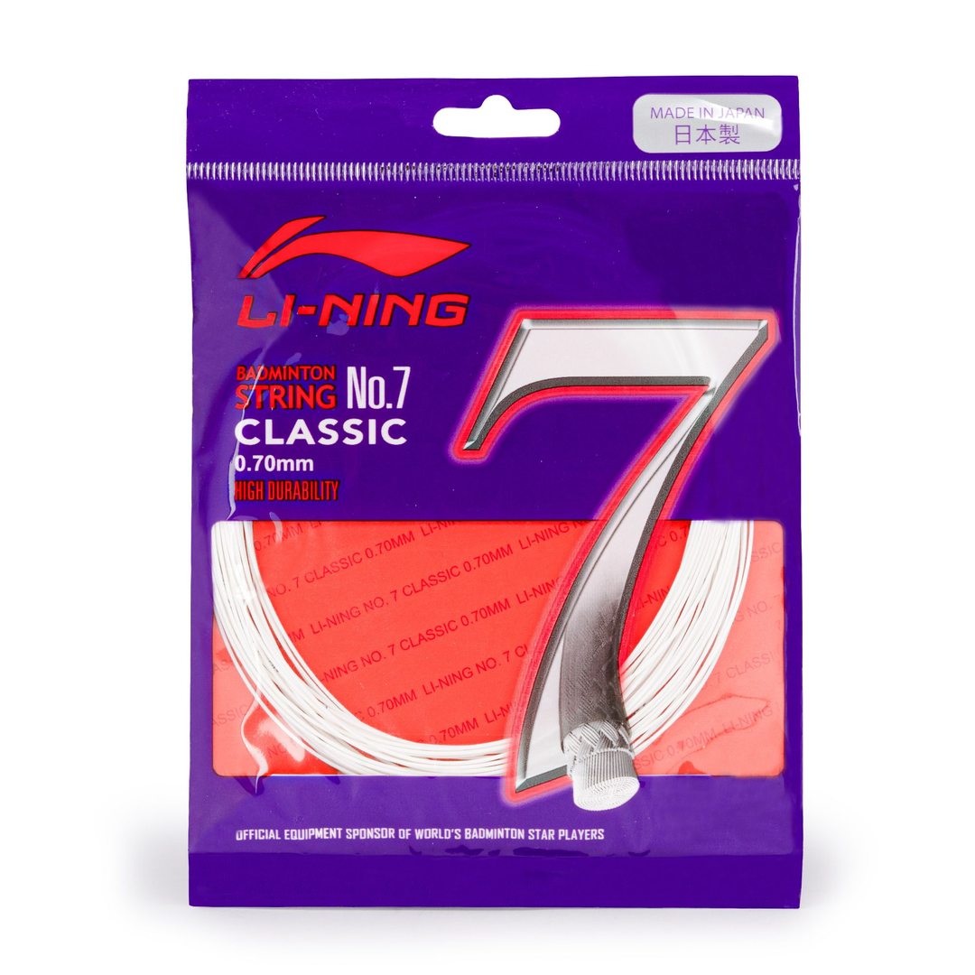 No. 7 Classic - White - Badminton String