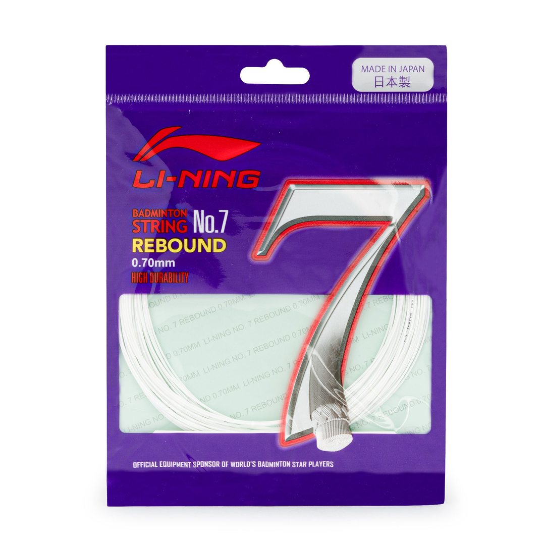 No. 7 Rebound - White - Badminton String