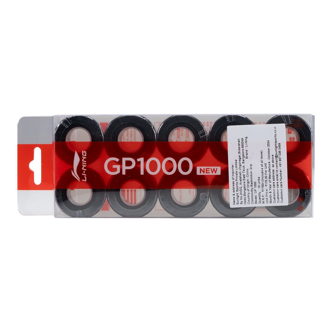 GP 1000 OVERGRIP (10 IN 1) - BLACK