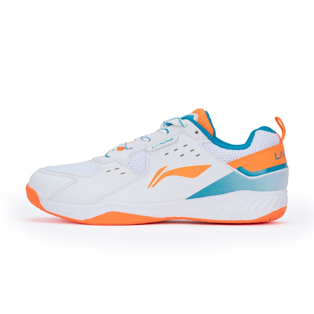 Ultra Force (White/Lt Green/Orange) - Badminton Shoe