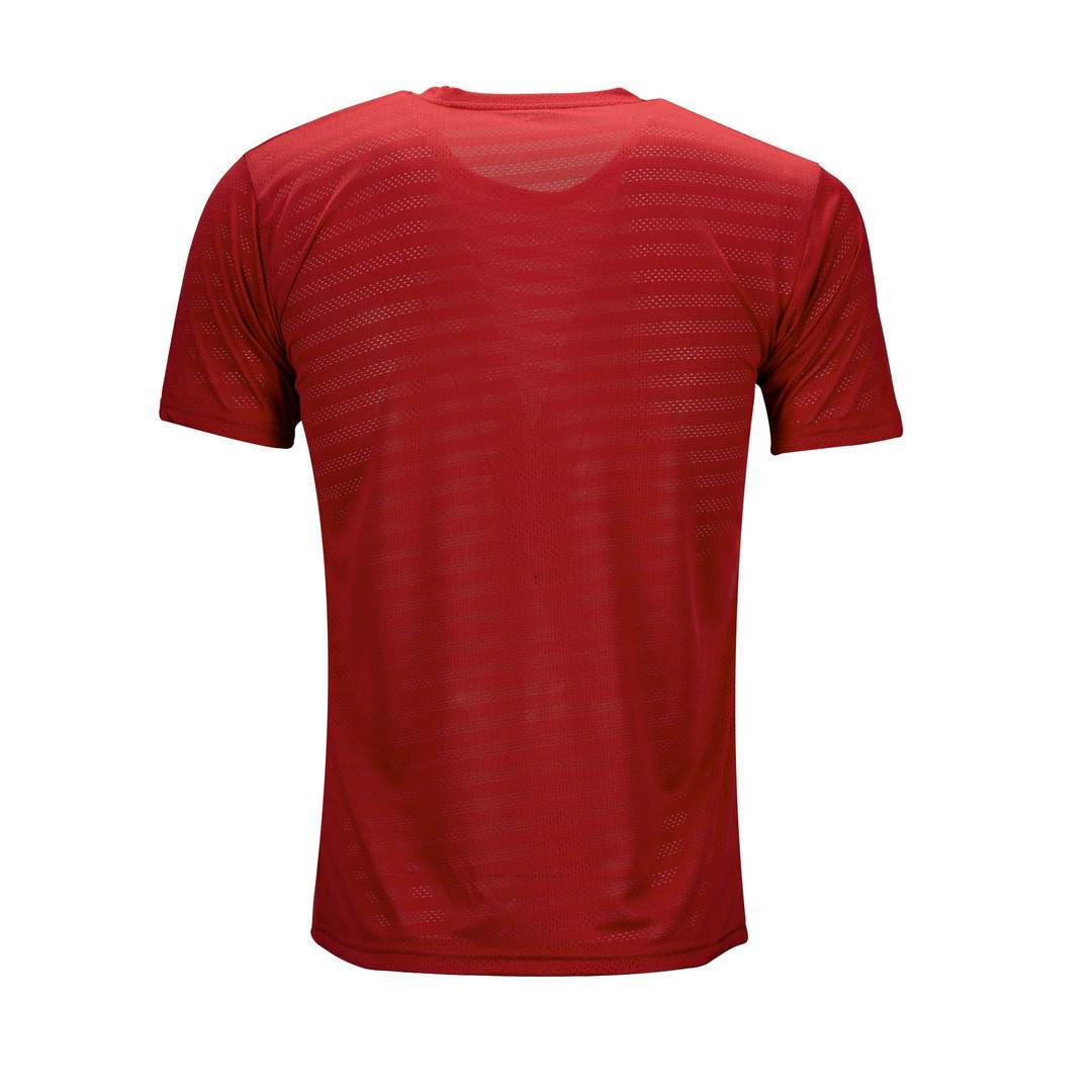 LN Essentials 3D Badminton T-Shirt - Red - Back view