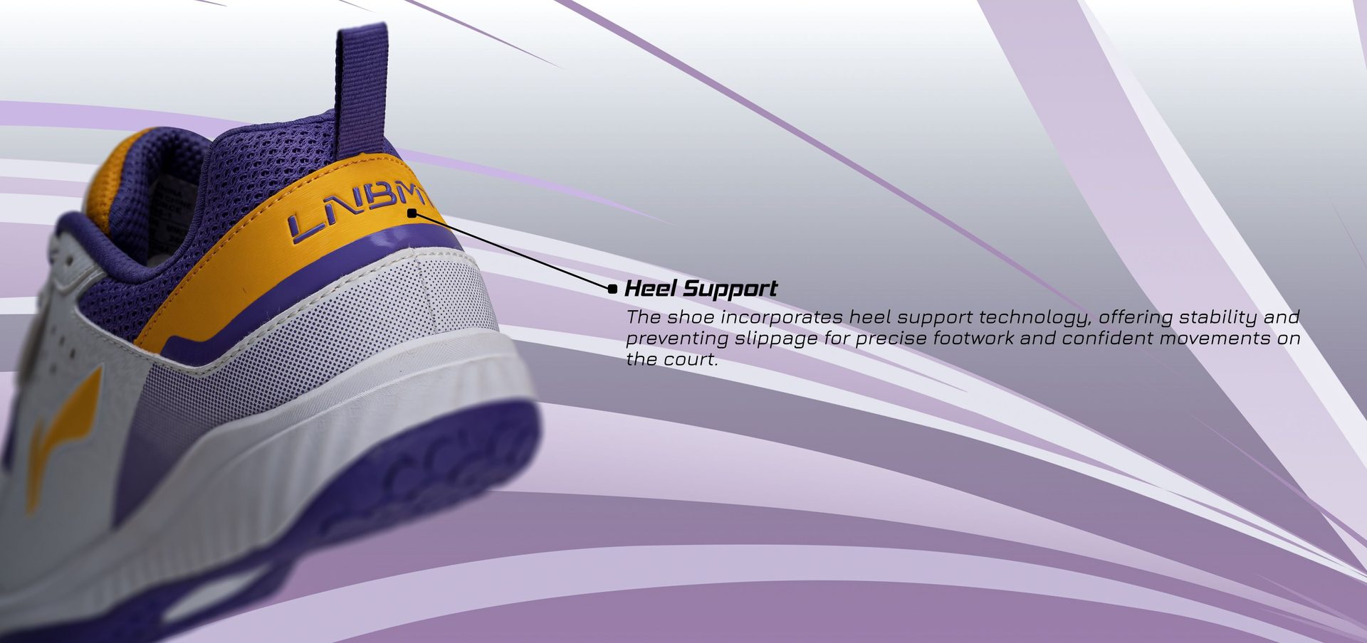 Ultra Force - Badminton Shoe - Heel Support