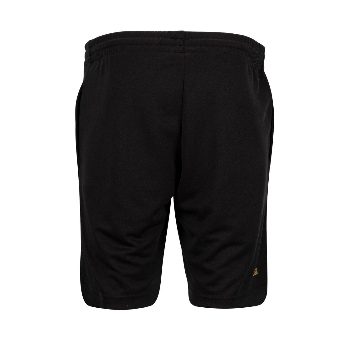 Line Badminton Shorts (Black/White) - Back View