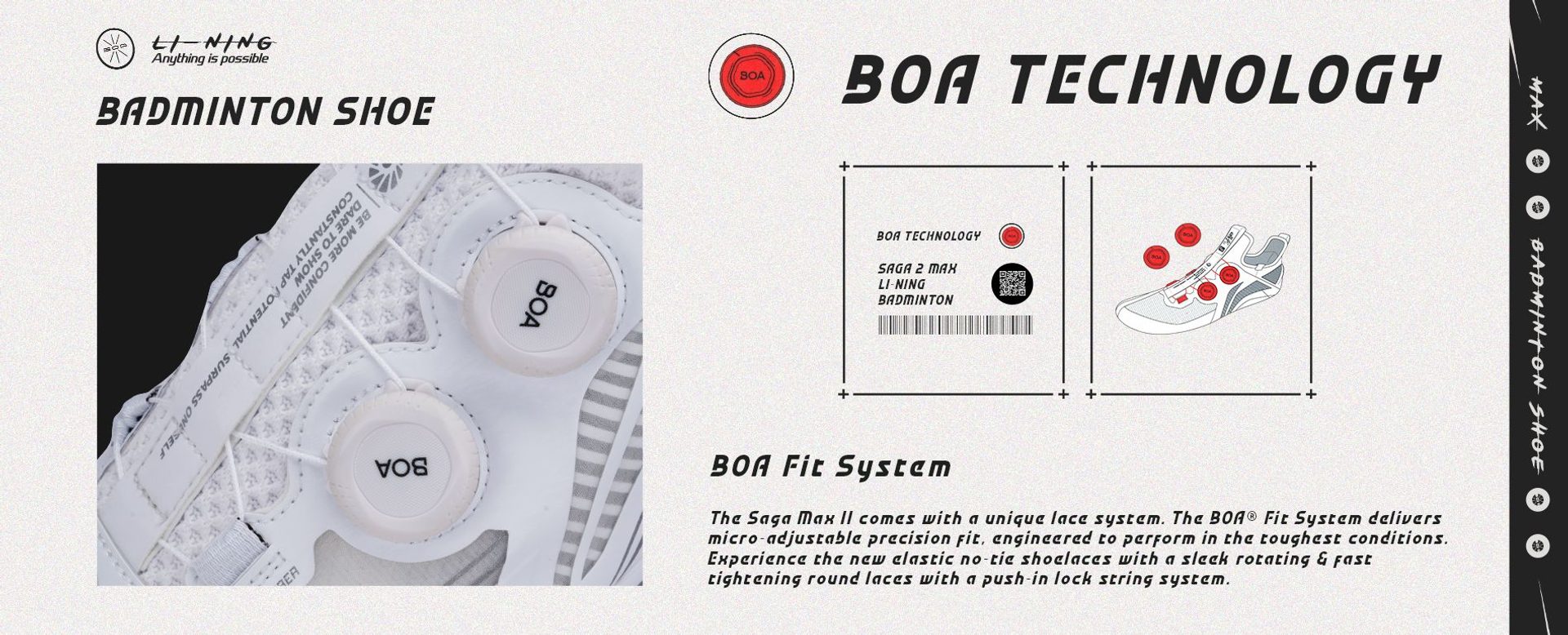 Saga II Max - BOA Fit System