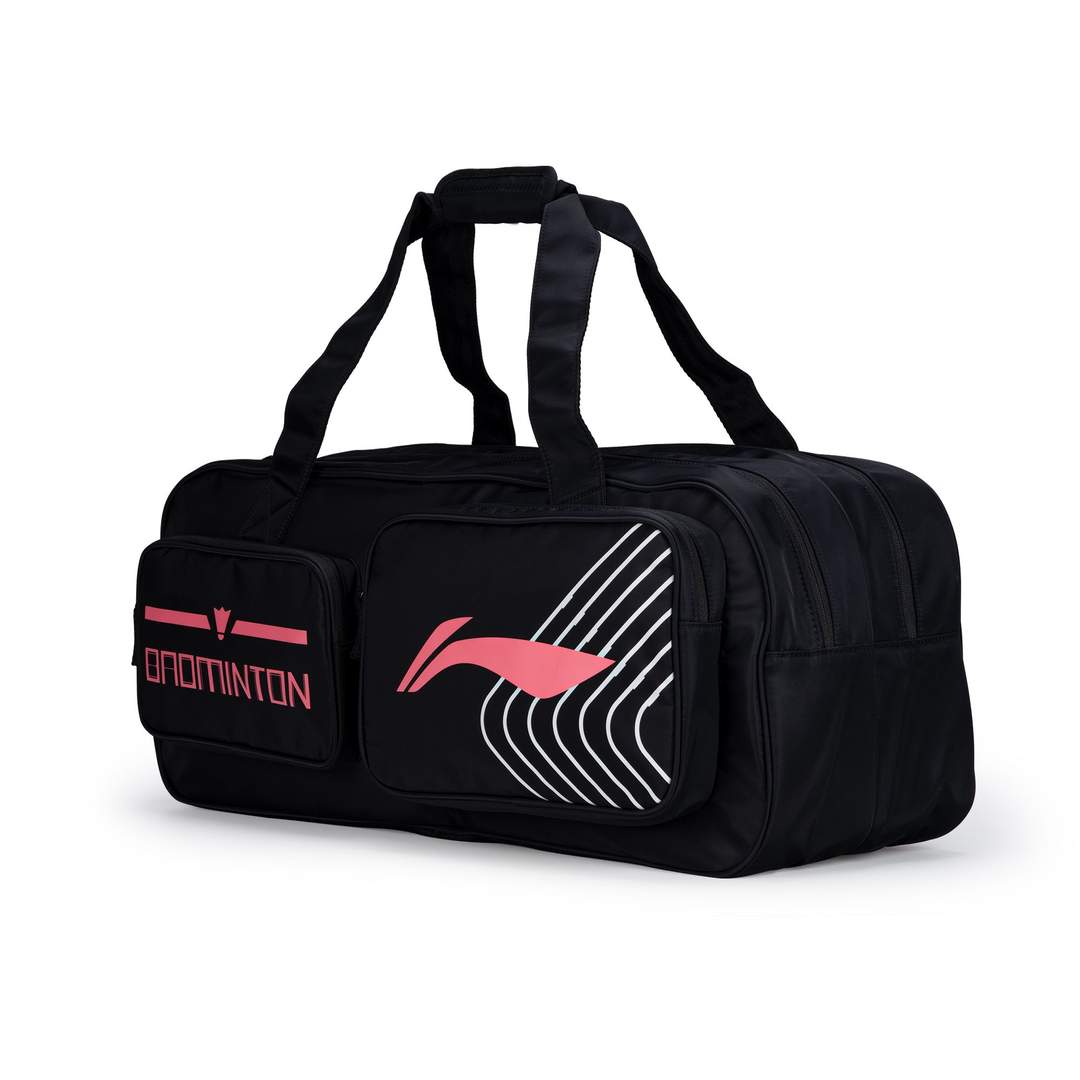 Qube Square Bag (Black/pink) - Badminton Kit Bag