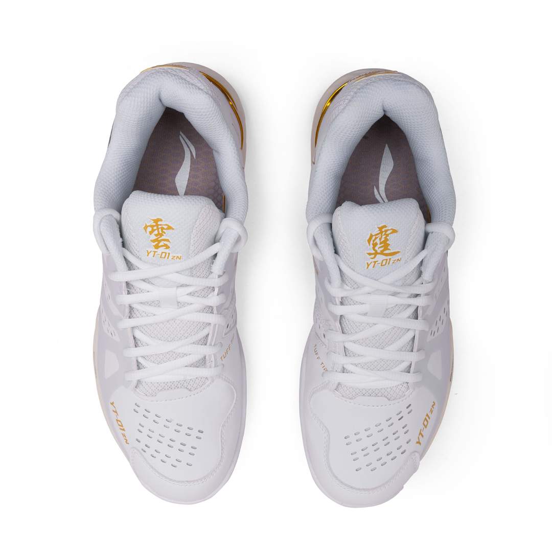 Li-Ning YT ZN Badminton shoe- White/ gold