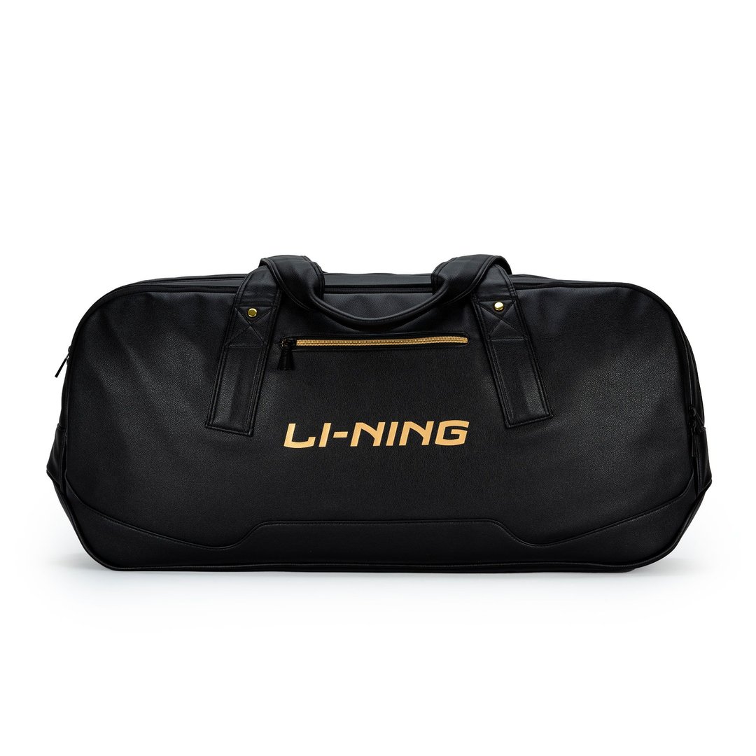 Li-Ning Square Badminton Bag - Black/Gold - Back View