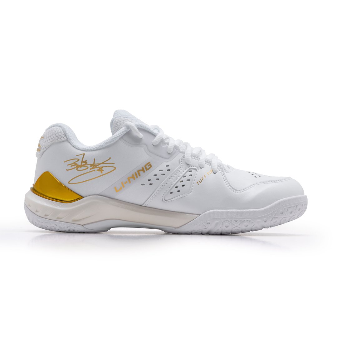 Li-Ning YT ZN Badminton shoe- White/ gold