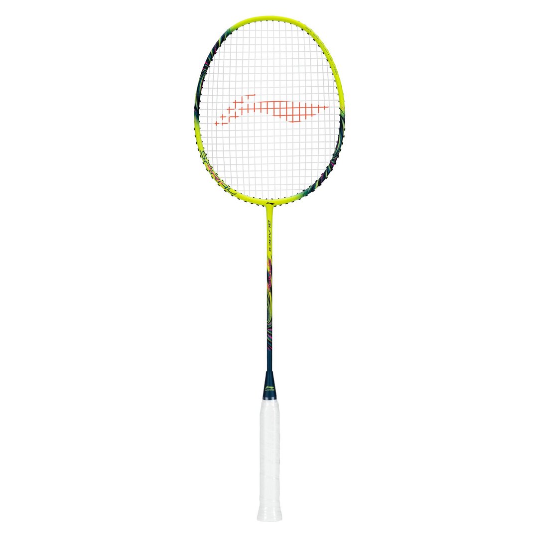 BladeX Spiral - Yellow - Badminton Racket - Full view