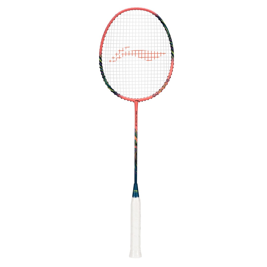 BladeX Spiral - Pink - Badminton Racket - Full view