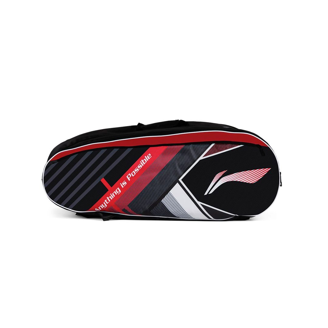 Hustler Badminton Kit Bag (Black/Red)