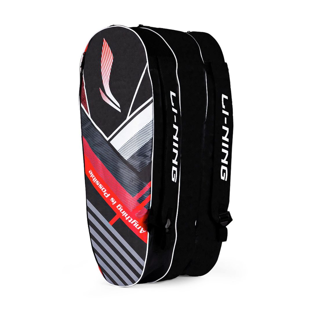 Hustler Badminton Kit Bag - Black/Red