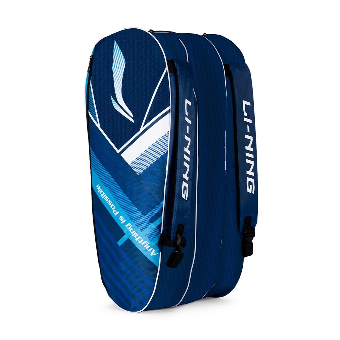 Hustler Badminton Kit Bag - Navy/Turquoise Blue