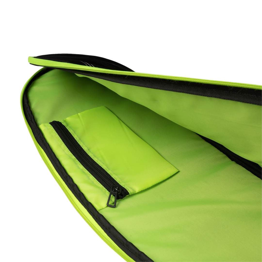 Shield Badminton Racket Cover - Black/Green - Inner Pocket
