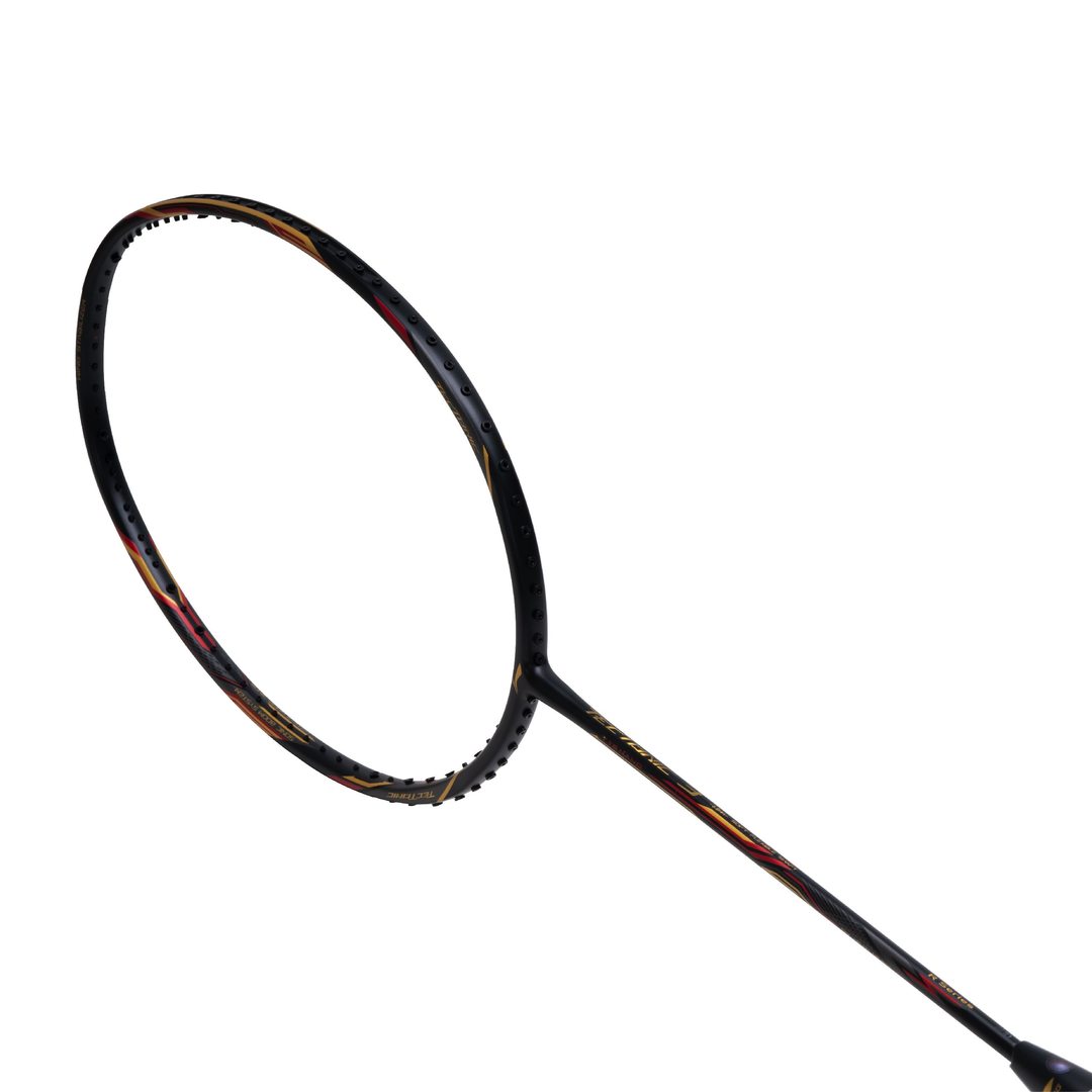 Close up of Li-Ning Tectonic 3R unstrung Badminton racket