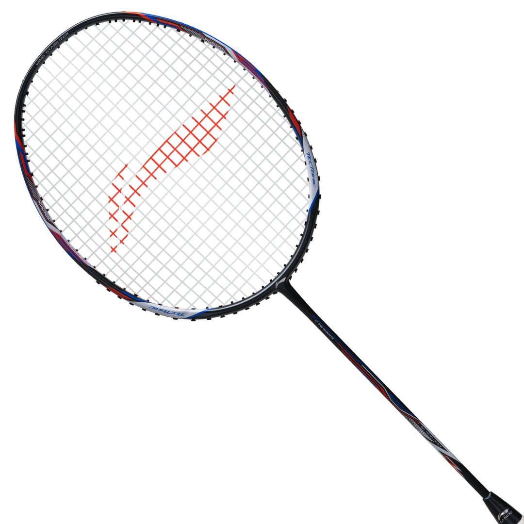Li-Ning Tectonic 3R Badminton racket - charcoal/ blue/ orange