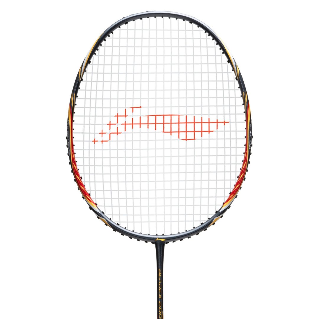Li-ning BladeX 200R Badminton racket head- Charcoal/Red