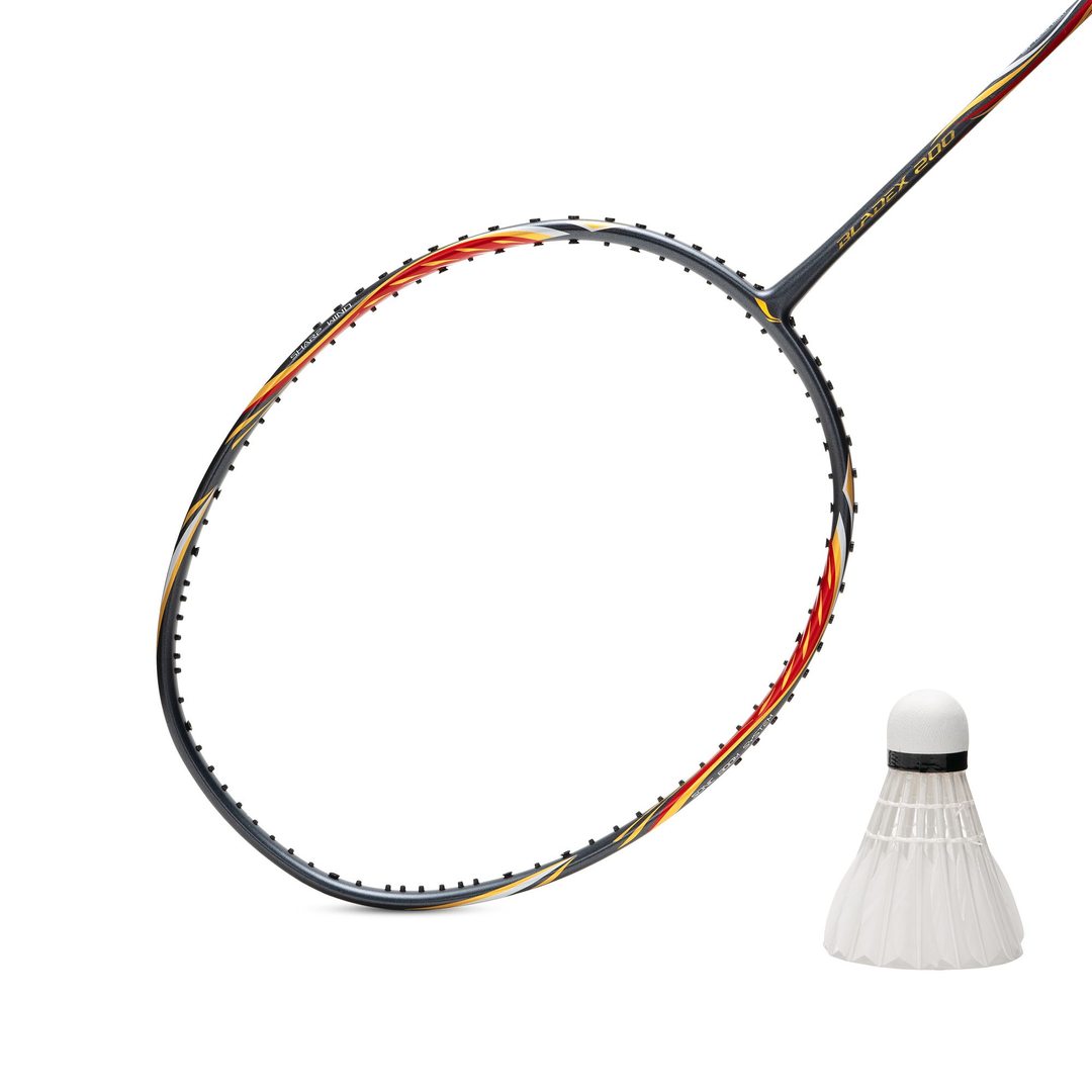 Close up of Li-ning BladeX 200R unstrung Badminton racket 