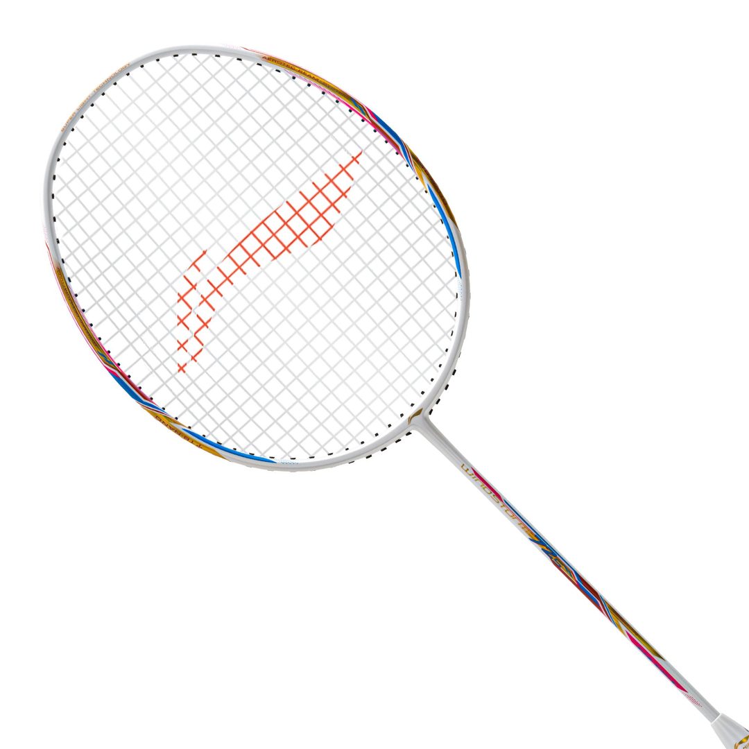 Windstorm 72S - White/Gold/Blue Badminton Racket