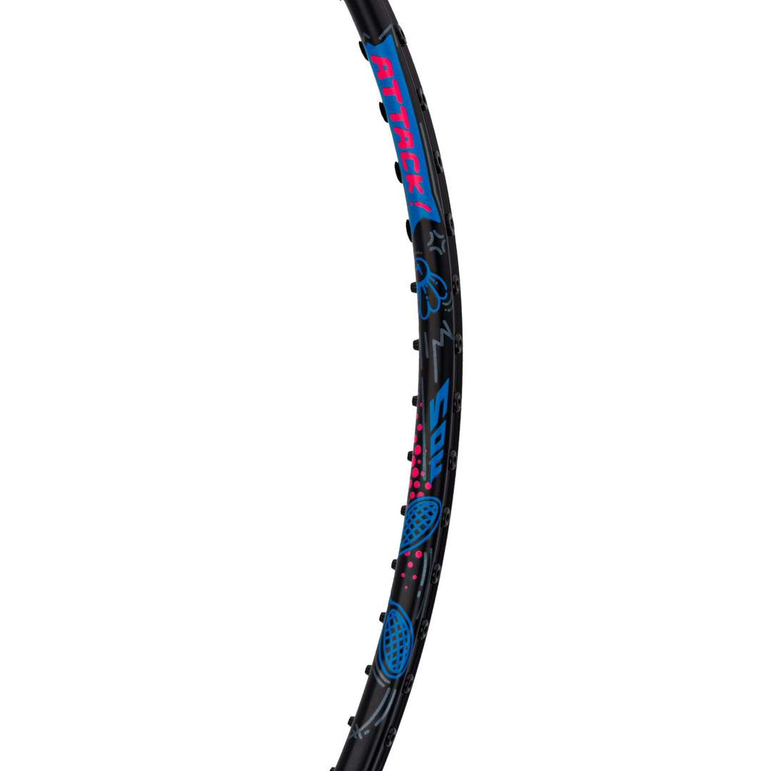 Axforce Big Bang - Black Badminton Racket - Side Frame