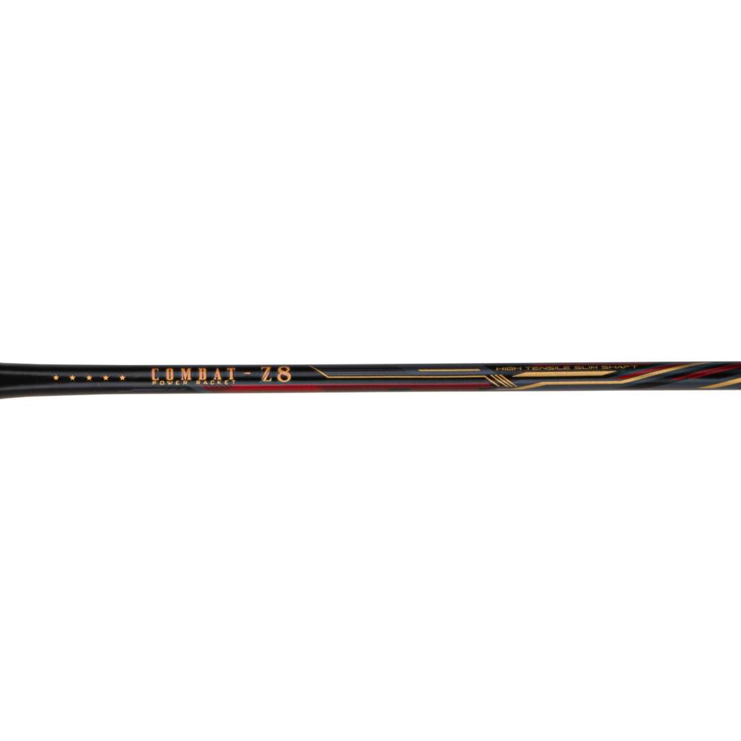 Combat Z8 - 80 Grams (Black/Gold/Red) Badminton Racket
