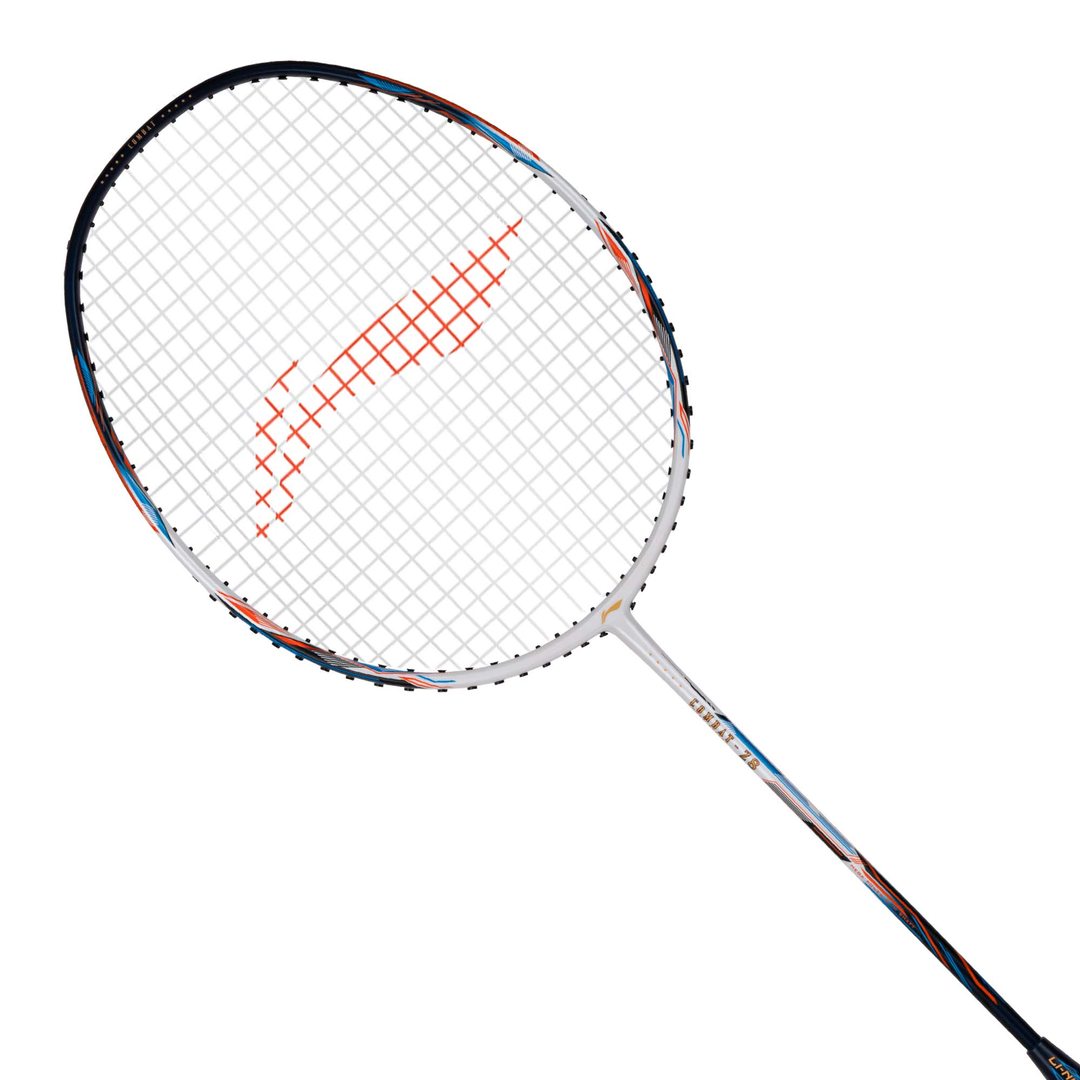 Combat Z8 - 84 Grams (White/Navy/Copper) Badminton Racket
