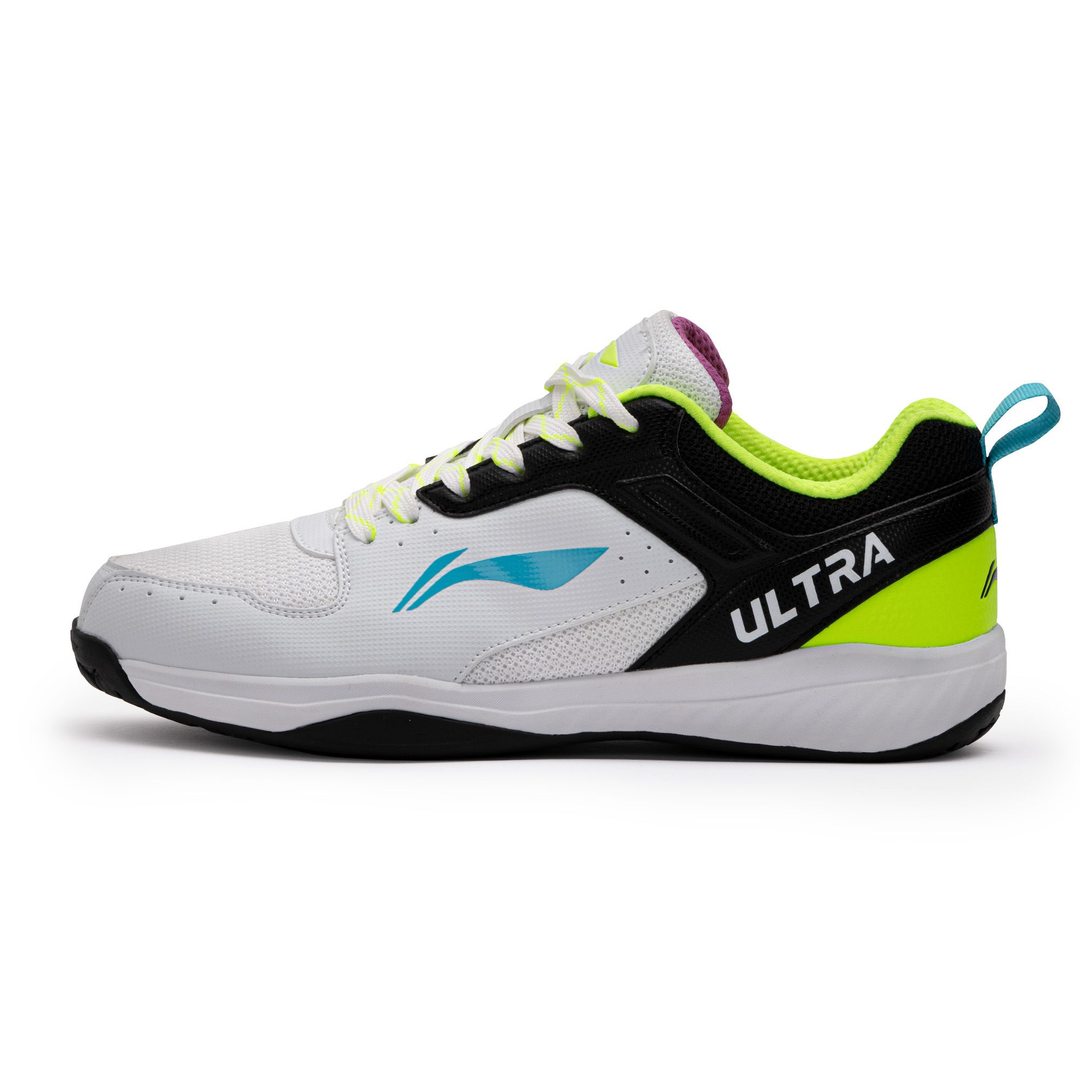 Ultra Speed (White, Black, Lime) Badminton Shoe