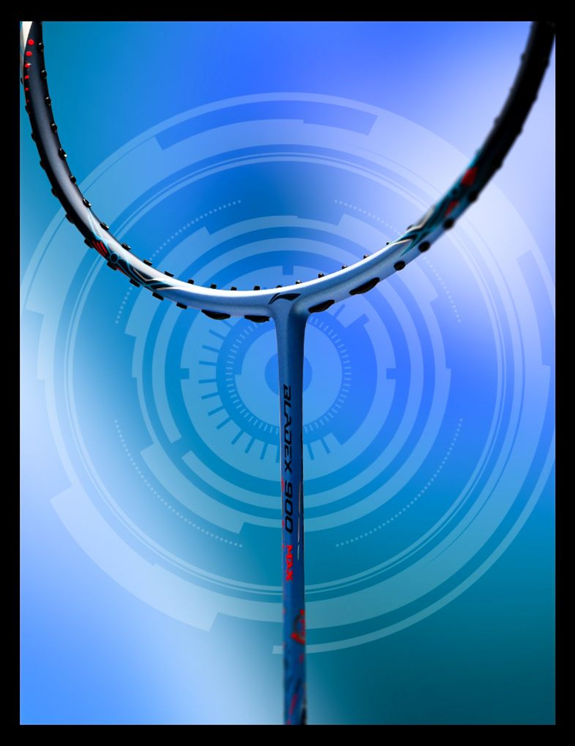 BladeX 900 Moon - Max Set 3U - Badminton Racket - Optimum Sharp Swings