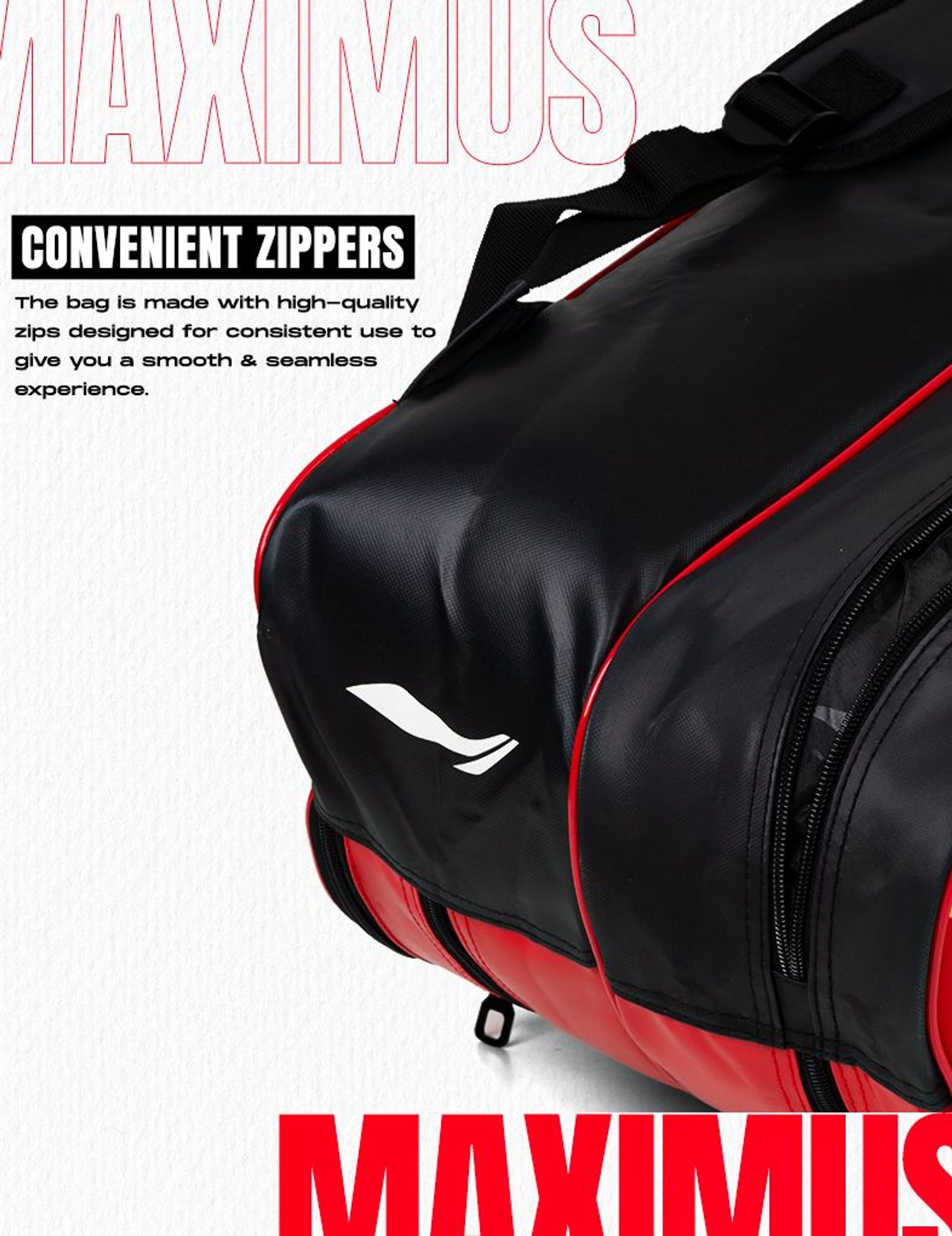Maximus Lite Kit Bag - Convenient Zippers