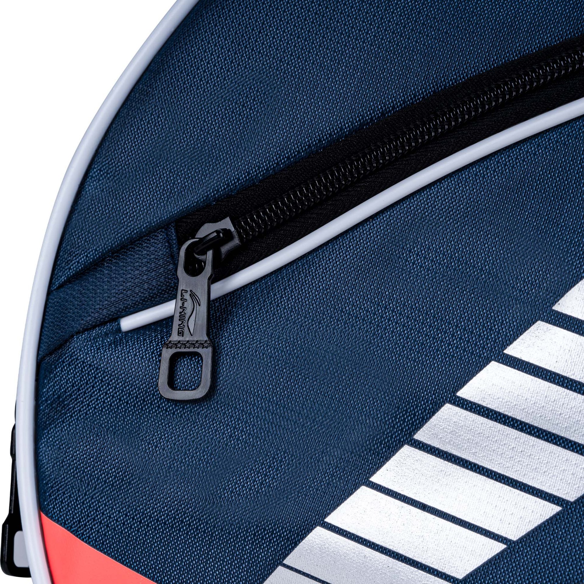 Stripe Badminton Kit Bag - Front Zipper Pocket