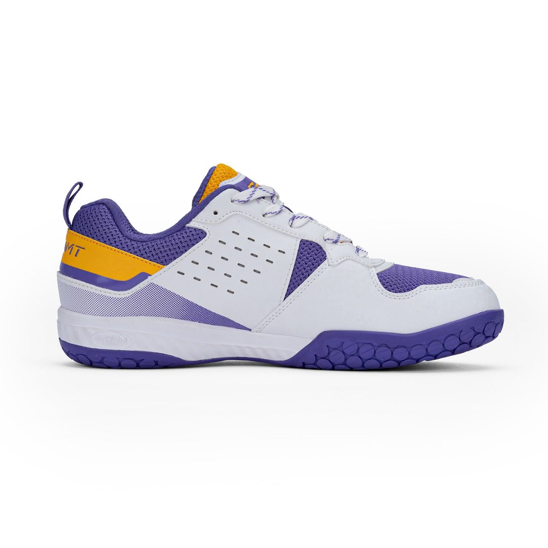 Ultra Force (White/Purple/Yellow) - Badminton Shoe