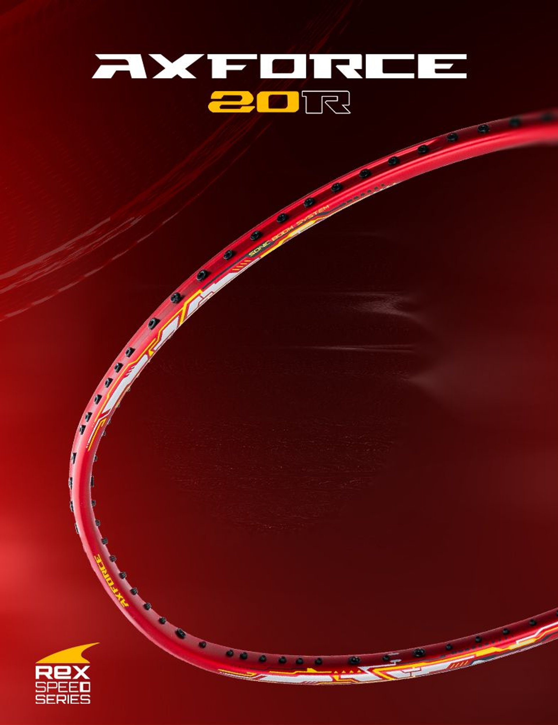 Axforce 20 R Badminton Racket - Sonic Boom Impact