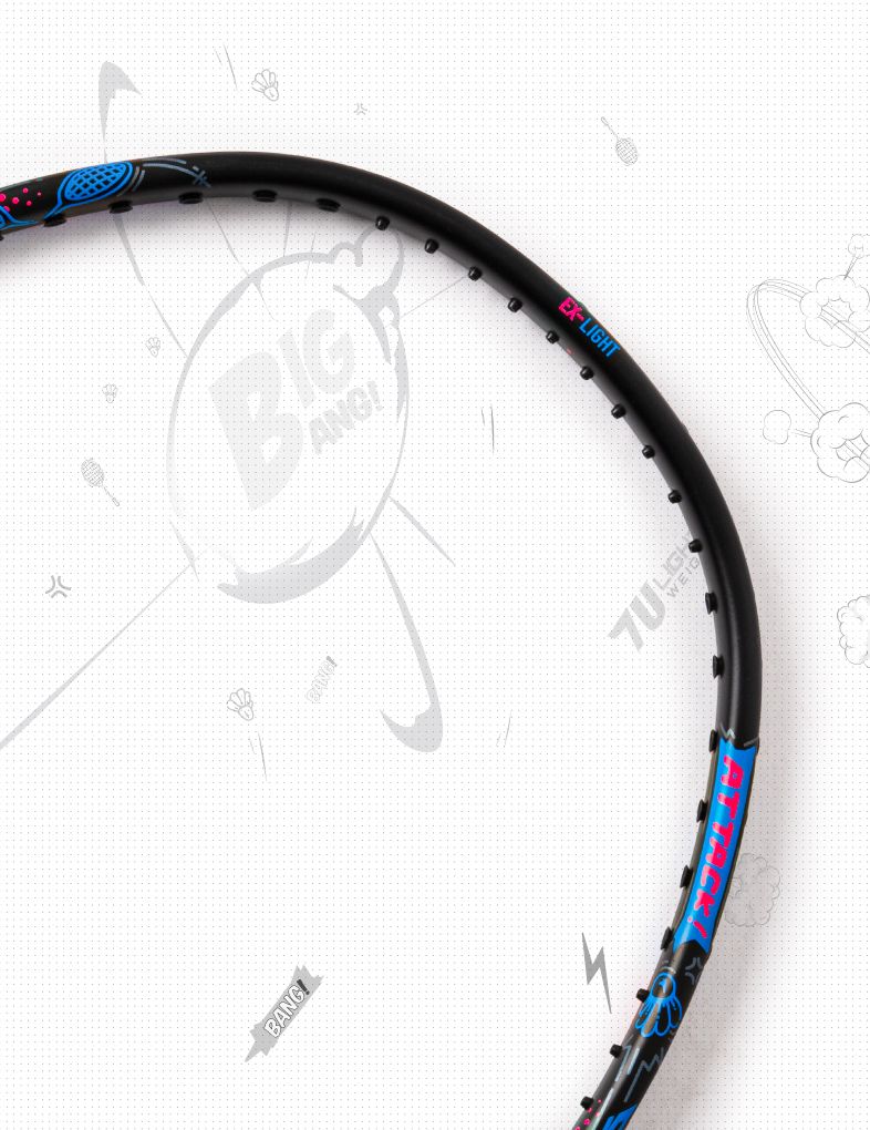 楽天市場】バドミントンラケット リーニン AXフォースビッグバン