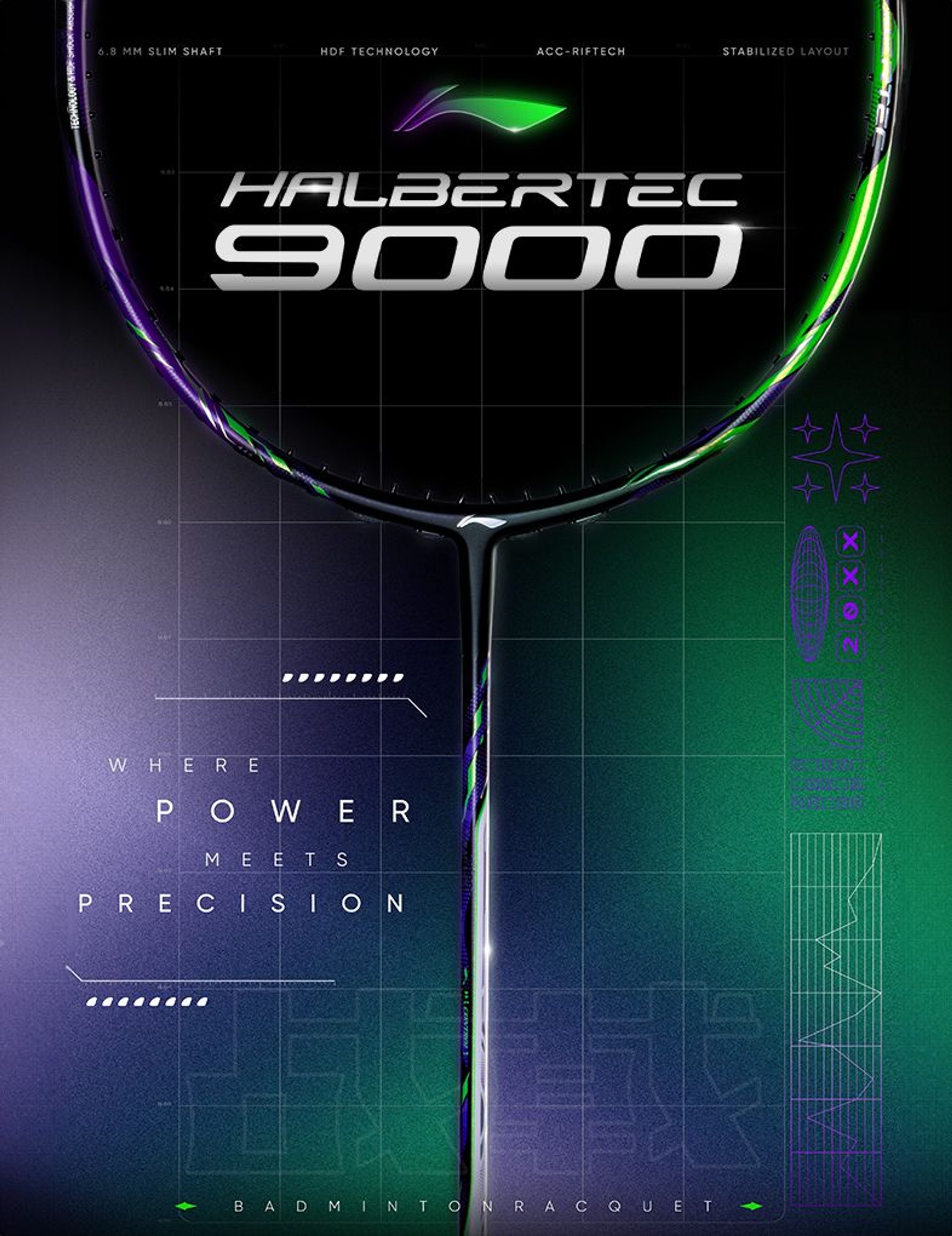 Li-Ning Halbertec 9000 - 3U | Li-Ning Studio - Official Li-Ning Store