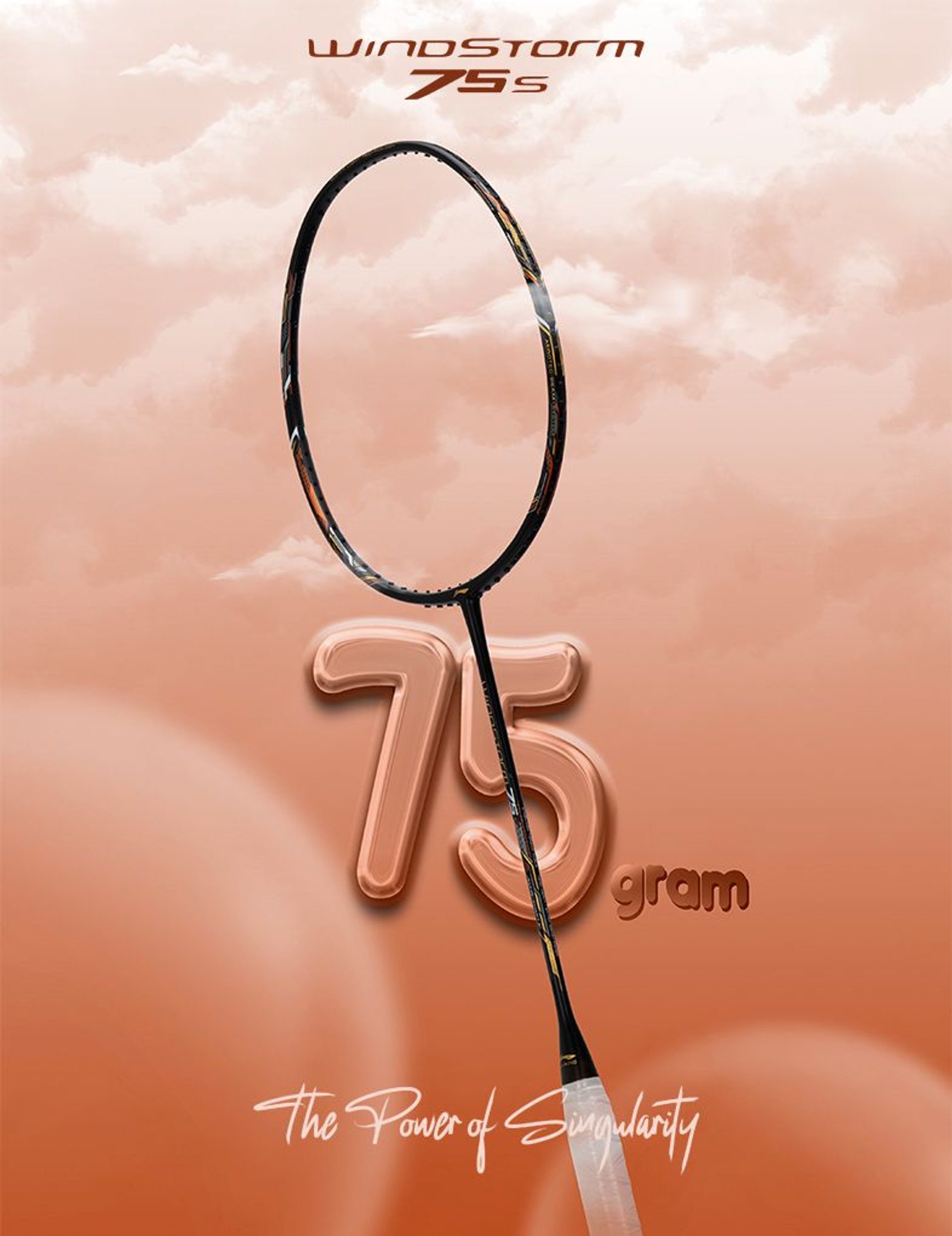 Windstorm 75 S - Badminton Racket