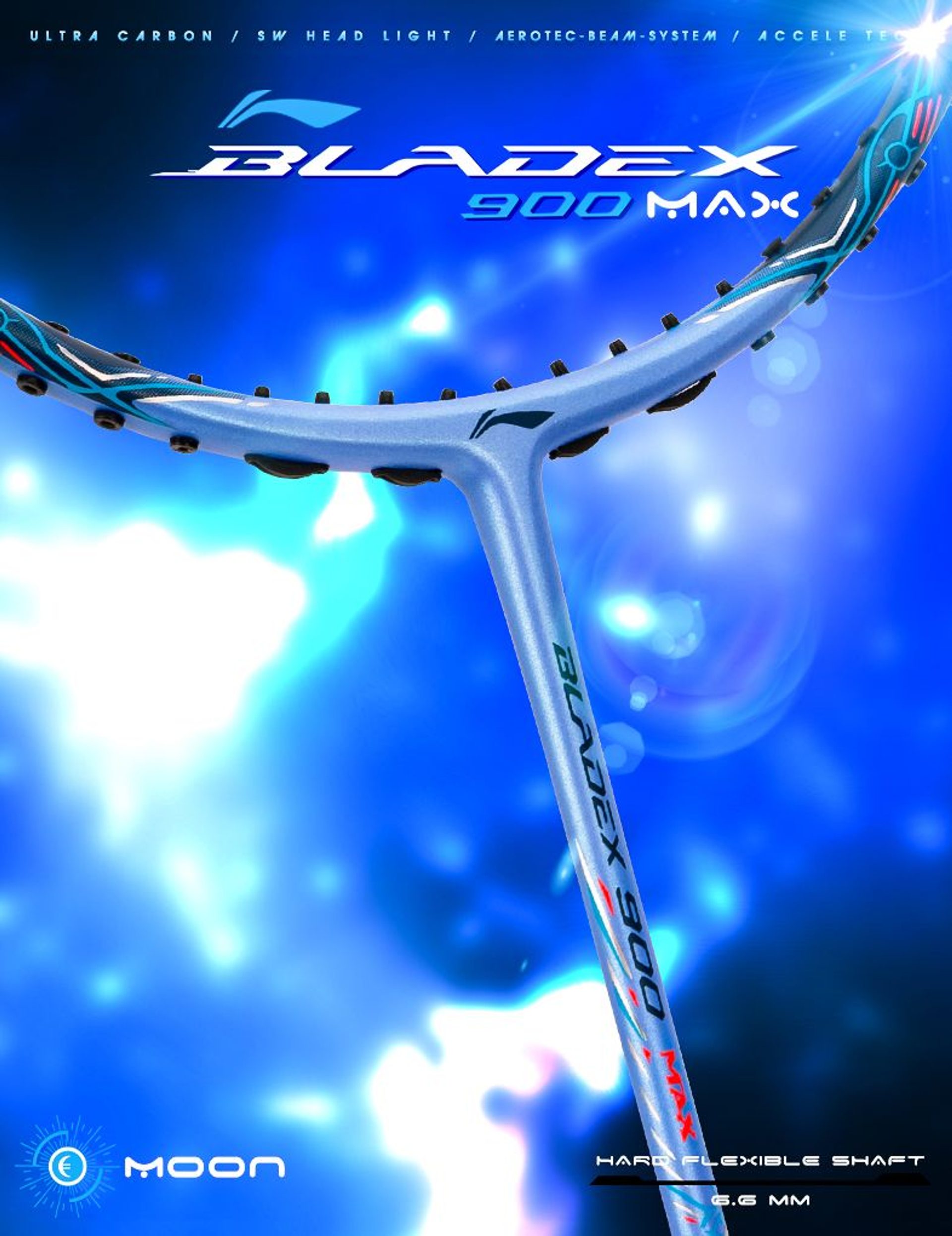BladeX 900 Moon - Max Set 3U - Badminton Racket