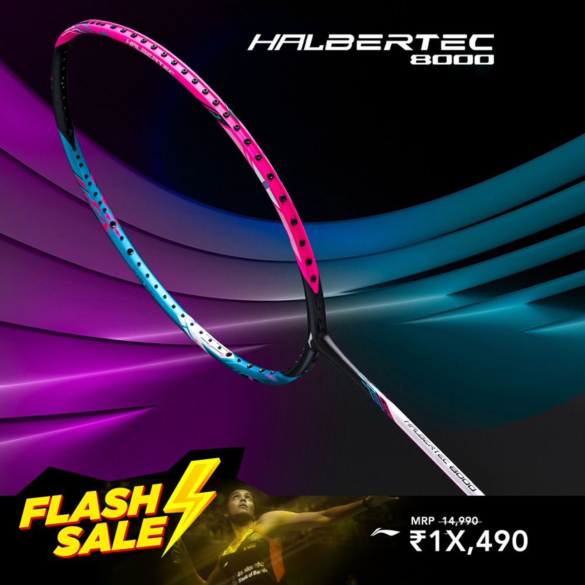 Halbertec 8000 - Badminton Racket