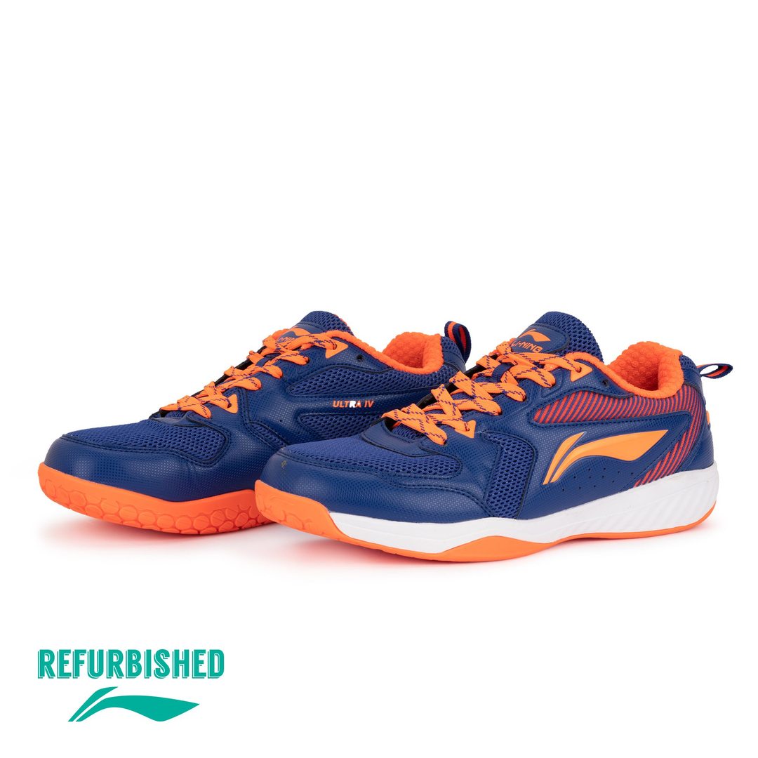 Ultra IV Blue/Orange Badminton Shoe