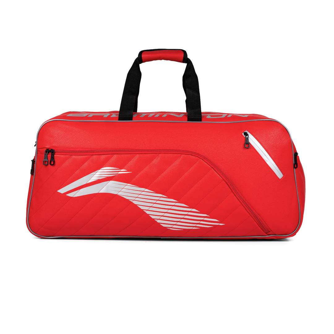 Cruise Badminton Kit Bag - Red/Silver - front view