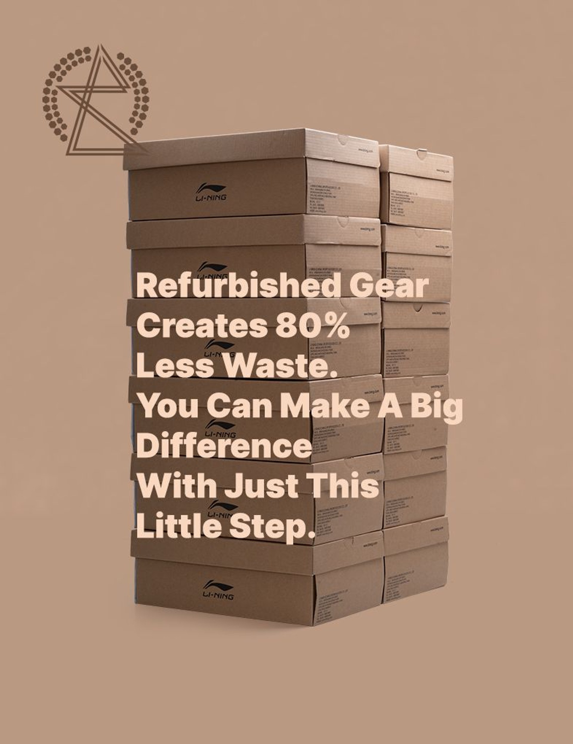 Refurbished Gear Creates 80% Less Waste. You Can Make A Big Difference With Just This Little Step.