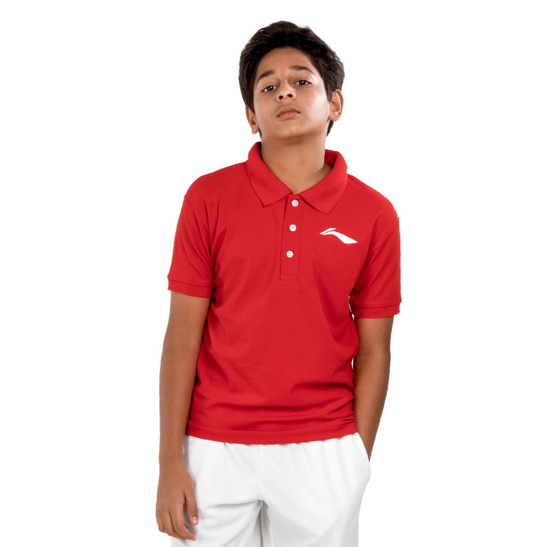 LN Solid Polo T-shirt [Jr] - Red