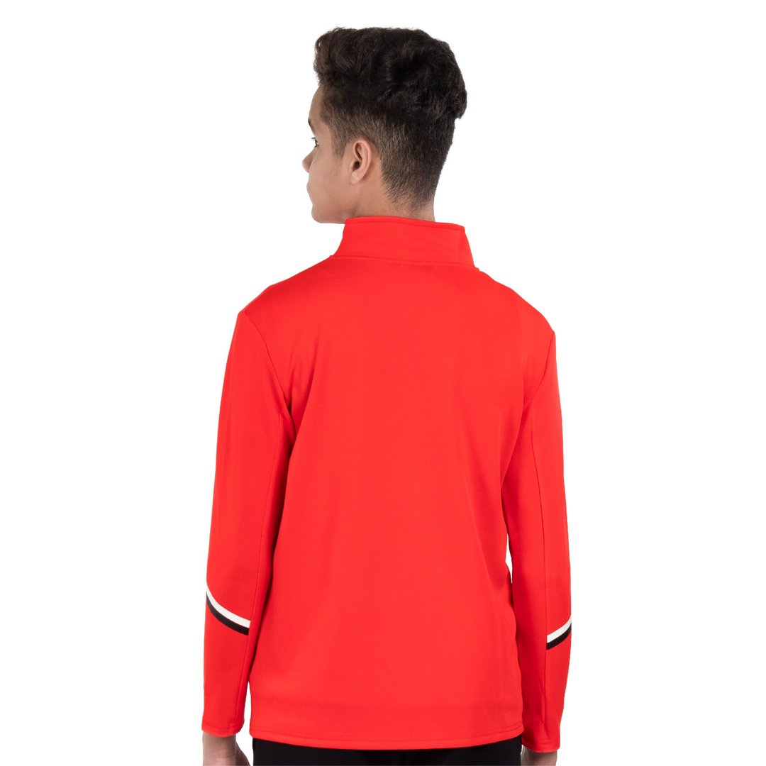 Classic Track Jackets [Jr] - Red - Back View