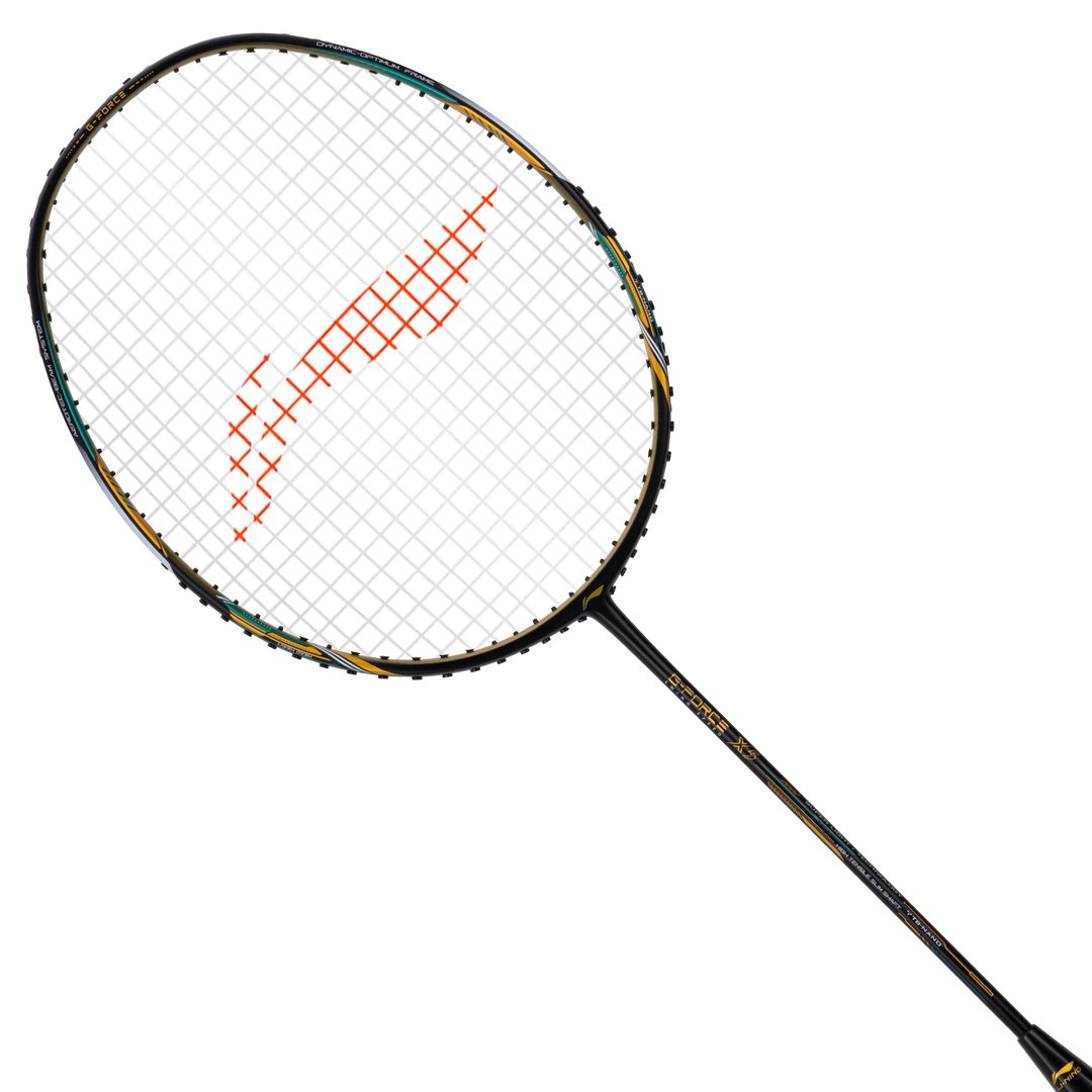 G-Force X5 (Black/Teal/Gold) - Badminton Racket