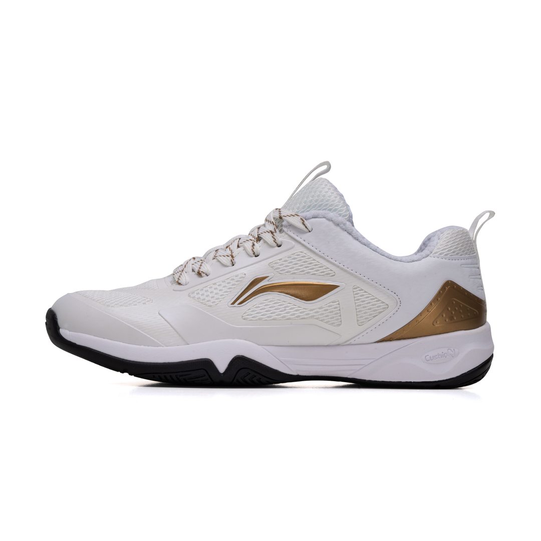 Li-Ning Energy 10 Badminton shoe-White/ gold/ black