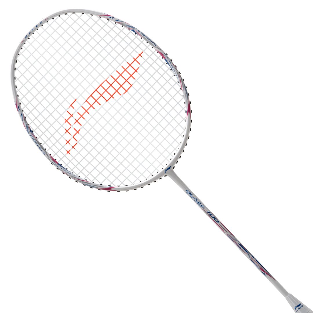 Blaze 100 - Peral White, Blue, Pink Badminton Racket