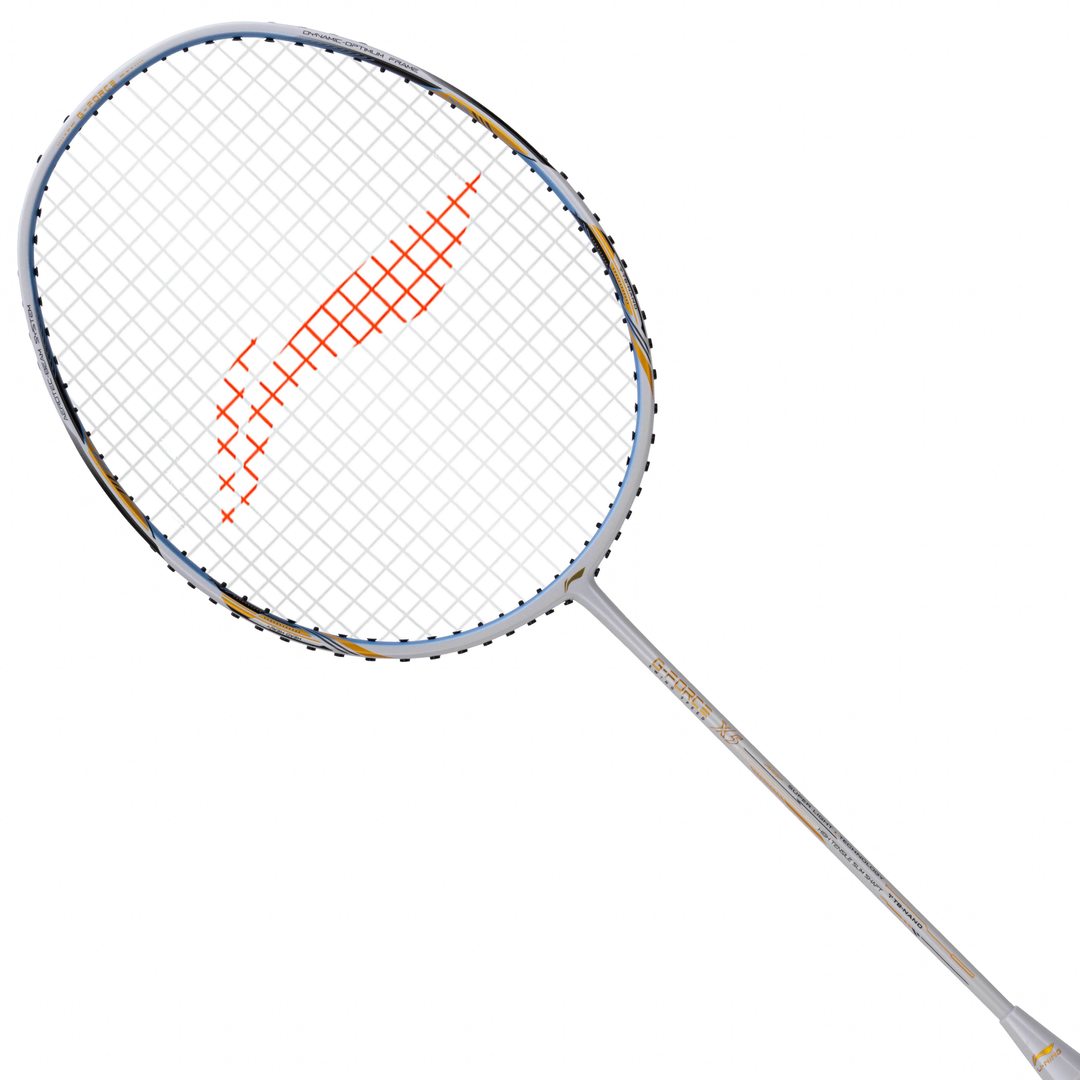 G-Force X5 (White/Gold/Blue) - Badminton Racket